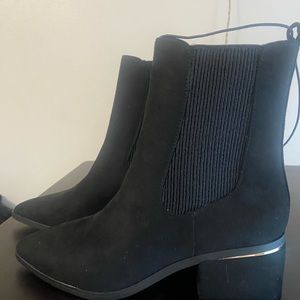 Express faux suede bootie. Size 7.